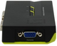 Перемикач Level One KVM-Switch 2 PC - VGA + USB + Audio чорний (KVM-0221) - зображення 4