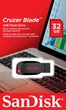 Накопичувач SanDisk 32GB USB 2.0 Type-A Cruzer Blade Чорний (SDCZ50-032G-B35) - изображение 2