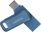 Накопичувач SanDisk 64GB USB 3.1 Type-A + Type-C Ultra Dual Drive Go Синій (SDDDC3-064G-G46NB) - изображение 2