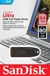 Накопичувач SanDisk 64GB USB 3.0 Type-A Ultra Чорний (SDCZ48-064G-U46) - зображення 2