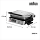 Гриль BRAUN MultiGrill 7 CG7044 - изображение 4