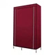 Складной тканевый шкаф Portable Cloth Rack 105 х 45 х 175 см Бордовый (550PCRSHKBC13) CLS55 - изображение 3