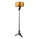 Трипод селфі монопод Proove Tiny Stick Selfie Stick Tripod 680 mm Black - зображення 10