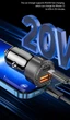 Автомобільний зарядний пристрій toocki TQ-CC25 50W Швидка зарядка PD3.0 Type C Quick Charge 3.0 USB White (730211951721) - зображення 4
