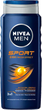 Гель для душу Nivea Men Sport 3 в 1 для чоловіків 500 мл (4005808782734) - зображення 1