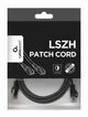 Патч корд Cablexpert PP6A-LSZHCU-BK-1.5M, S/FTP, литой, 50u» штекер с фиксатором, 1,5 м, черный - изображение 4