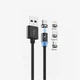 Кабель 3-в-1 магнитный Lightning - MicroUSB - Type-C SkyDolphin S59KIT - изображение 5
