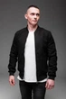 Бомбер кашеміровий R.A. Black Cashmere XL чорний 1927-XL - зображення 2