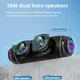 Портативна бездротова колонка Bluetooth Hopestar P34 Bass | 16 Вт, Bluetooth, TWS, FM, MP3, AUX, Mic | Синій - зображення 2