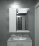 Зеркальный шкаф с LED подсветкой ШК5 дверь слева - изображение 1