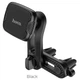 Автотримач Hoco CA68 Sagittarius series double air Outlet magnetic Black - зображення 1