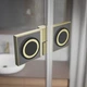 Стеклянная шторка для ванны RADAWAY Essenza 8 SL Brushed Gold PND II 110 левая 10500110-99-01L - изображение 6