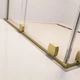 Душові двері RADAWAY Furo SL Brushed Gold DWJ 90 см праві скло прозоре 10307472-99-01R+10110430-01-01 - зображення 6