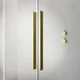 Душові двері RADAWAY Furo SL Brushed Gold DWJ 90 см праві скло прозоре 10307472-99-01R+10110430-01-01 - зображення 5