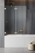 Шторка на ванну Essenza Pro Brushed Gold PND II 1400x1500 права 10102140-99-01R (TM Radaway) - изображение 1
