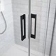 Шторка на ванну Idea Black PN DWD 1500x1500 чорний/прозоре 10004150-54-01 (TM Radaway) - изображение 5