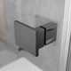 Душові двері RADAWAY Essenza Brushed GunMetal DWJ 110 см 1385015-92-01R - зображення 7