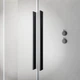 Душові двері RADAWAY Furo SL Brushed GunMetal DWJ 110 см праві скло прозоре 10307572-92-01R+10110530-01-01 - зображення 5