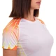 Футболка женская спортивная для фитнеса Zelart Sport Team 7320 размер M (160-165см) White-Orange - изображение 3