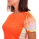 Футболка женская спортивная для фитнеса Zelart Sport Team 7320 размер L (165-170см) Orange-White - изображение 4