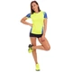 Футболка женская спортивная для фитнеса Zelart Sport Team 7320 размер S (155-160см) Neon Green-Blue - изображение 5