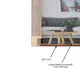 Фоторамка деревянная 20х25 багет: DL1907-03 Дуб сонома (с глянцевым прозрачным пластиком 0.8мм, двп с ножкой) EmojiFrame - изображение 7