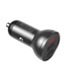 Автомобильное зарядное устройство BASEUS Digital Display Dual USB (2USB, 4.8A, 24W). Grey - изображение 6