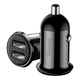 Автомобильное зарядное устройство BASEUS Grain Pro Car Charger (2USB, 4.8A). Black - изображение 1