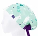 Медицинская шапочка женская HeadwearUniverse универсальная принт Ламы на мяте - изображение 3