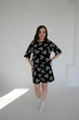 Жіночий костюм оверсайз Koala Fashion Міккі Маус 4XL чорний - зображення 1