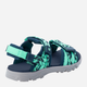 Sandały dziecięce dla dziewczynki Jack Wolfskin 2 In 1 Sandal K 4046421-1226 26 Niebieski/Zielony (4064993187946) - obraz 4