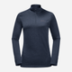 Bluza sportowa damska nierozpinana Jack Wolfskin Sky Thermal Hz W 1808951-1010 XS Ciemnoniebieska (4064993858594) - obraz 4