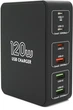 Зарядний пристрій Voltronic V-818H 120W, 3USB+3Type-C Black (YT31246) - зображення 2