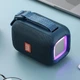 Bluetooth-колонка TG339 c RGB ПОДСВЕТКОЙ, speakerphone, радио, blue - изображение 2