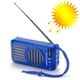 Bluetooth-колонка TG368, speakerphone, радіо, сонячна батарея, blue - зображення 1