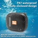 Bluetooth-колонка TG394, IPX7, с функцией speakerphone, радио, black - изображение 1
