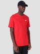 Футболка хлопковая длинная мужская Nike M Nsw Club Tee AR4997-657 S Красная (0191888618484) - изображение 4