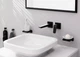Змішувач для раковини настінний Hansgrohe Logis Fine (колір - чорний матовий), вилив 20,5 см 71256670 - зображення 2