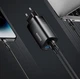 Зарядний пристрій ASOMETECH AST3P GaN на 2 USB-C + 1 USB-A, чорний (78504804) - зображення 5
