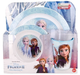 Zestaw naczyń plastikowych Euromic Kids Lunch Set Frozen 3 szt (8412497510498) - obraz 2