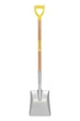 Лопата совковая MASTERTOOL с черенком и ручкой 225х275х490 мм 1200 мм молотковая покраска 14-6269 - изображение 1