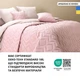 Покрывало IDEIA Иззи Двустороннее 220х240 см Антиаллергенное волокно стеганое прошитое Пудра/Серое (4820227286355) - изображение 9