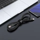 Кабель Acefast C2-03 Type-C to Type-C 3A 60W 1.2 м silicone zinc connectors Black (AFC2-03B) - изображение 2