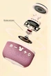 Беспроводная Bluetooth-колонка / акустическая система Disney S6 с подсветкой, розовая (78550637) - изображение 4