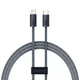 Кабель для iPhone на 1м. Type-C to Lightning Dynamic Series 20W Gray, Baseus для зарядки и передачи данных (CALD000016) - изображение 1