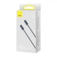 Кабель для iPhone на 1м. Type-C to Lightning Dynamic Series 20W Gray, Baseus для зарядки и передачи данных (CALD000016) - изображение 6