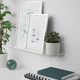 Поличка для картини IKEA MELLÖSA, прозорий, 60 см, 604.462.39 - изображение 2