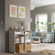 4 полиці книжкова шафа IKEA VIHALS, білий, 95х37х90 см, 504.832.89 - изображение 2