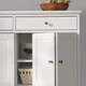 Сервант IKEA ИДАНЭС, белый, 124x50x95 см, 804.960.25 - изображение 3