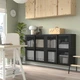 Шафа IKEA ІВАР, Двері, чорна сітка, 160x30x83 см, 995.081.08 - зображення 2